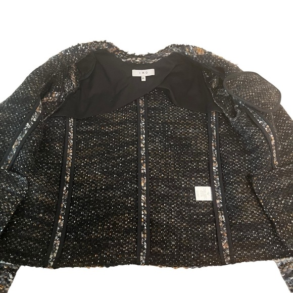Iro Molly Bouclé-Tweed Multicolor Jacket Fall Colors Women’s 38/Medium - Picture 7 of 14